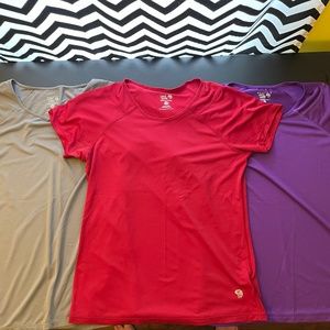 Mountain Hardwear tech wick shirts lot
